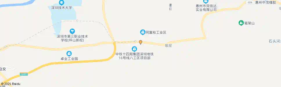 深圳田心居委会_公交站地图_深圳公交_妙搜公交查询2025