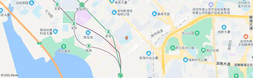 深圳宝安实验学校_公交站地图_深圳公交_妙搜公交查询2025