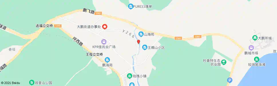 深圳大鹏市场路口_公交站地图_深圳公交_妙搜公交查询2025