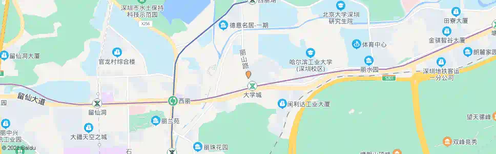 深圳丽山路南_公交站地图_深圳公交_妙搜公交查询2025