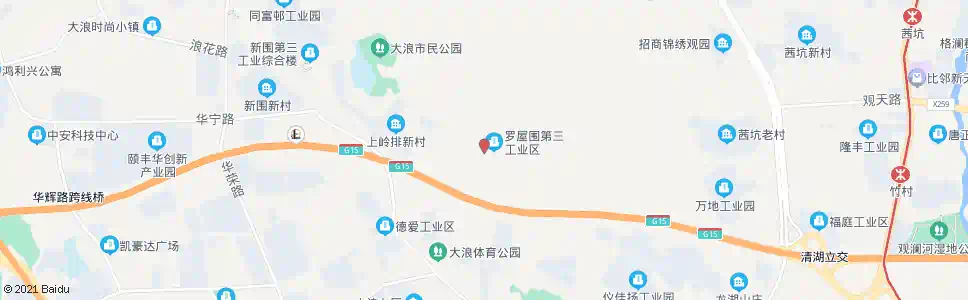 深圳罗屋围村委_公交站地图_深圳公交_妙搜公交查询2025