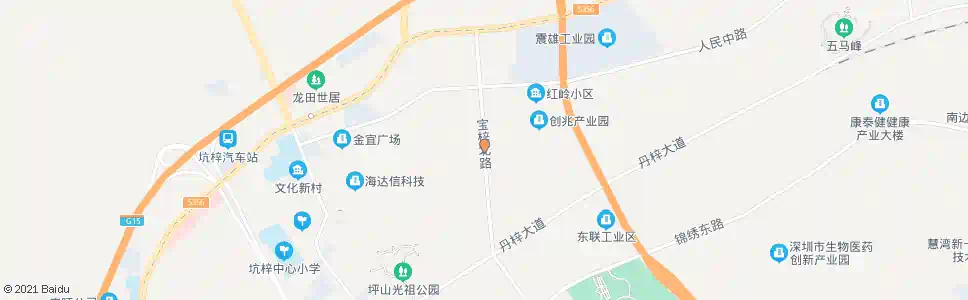 深圳坑梓法庭_公交站地图_深圳公交_妙搜公交查询2025