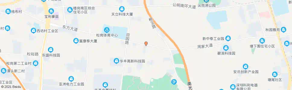 深圳田洋三路_公交站地图_深圳公交_妙搜公交查询2025