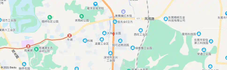 深圳铭可达物流园_公交站地图_深圳公交_妙搜公交查询2025