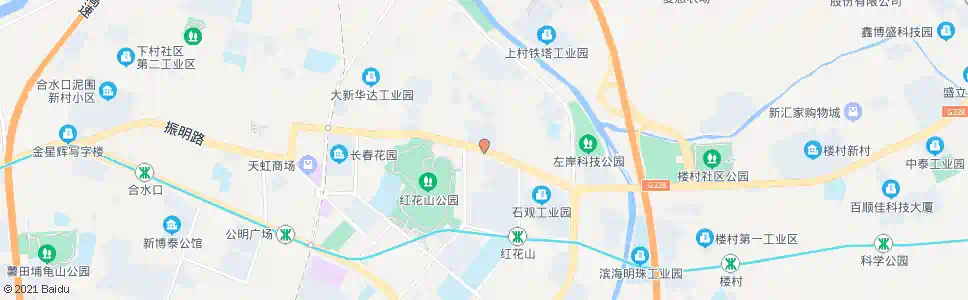 深圳宏发上域_公交站地图_深圳公交_妙搜公交查询2025