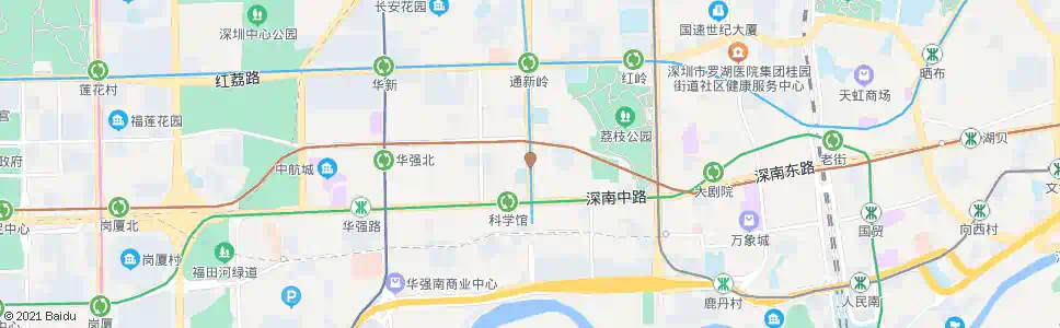 深圳市总工会_公交站地图_深圳公交_妙搜公交查询2025
