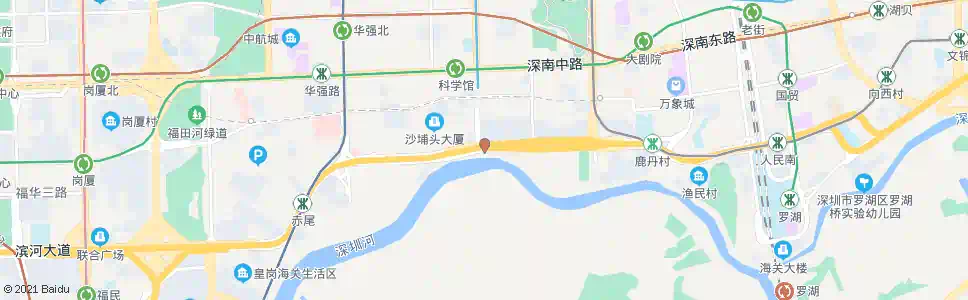 深圳上步南天桥_公交站地图_深圳公交_妙搜公交查询2025