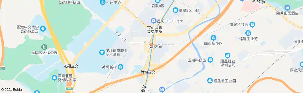 深圳大运中心_公交站地图_深圳公交_妙搜公交查询2025