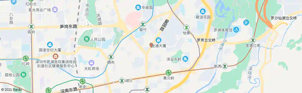 深圳爱国大厦_公交站地图_深圳公交_妙搜公交查询2025