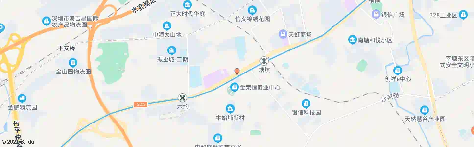 深圳六约社区_公交站地图_深圳公交_妙搜公交查询2025