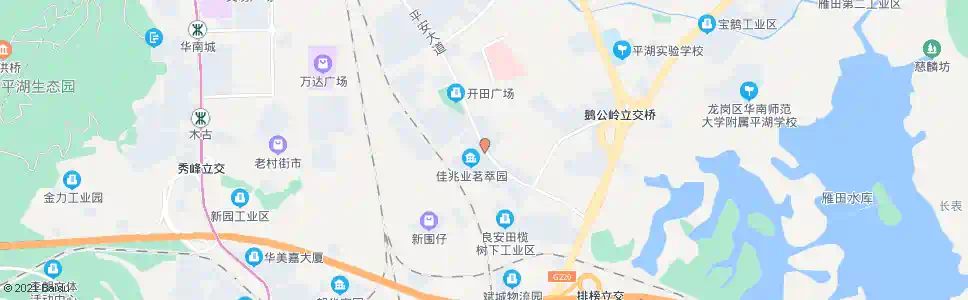 深圳茗翠园_公交站地图_深圳公交_妙搜公交查询2025