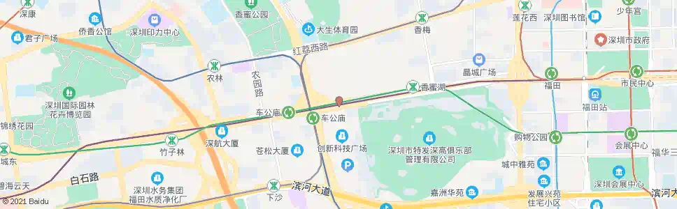 深圳深南香蜜立交2_公交站地图_深圳公交_妙搜公交查询2025