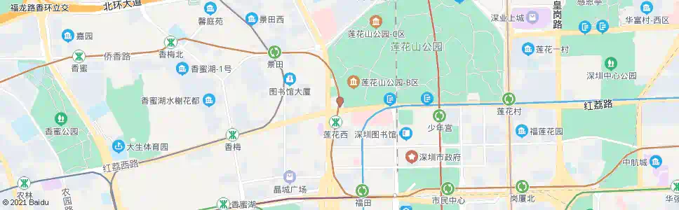 深圳莲花山总站_公交站地图_深圳公交_妙搜公交查询2025