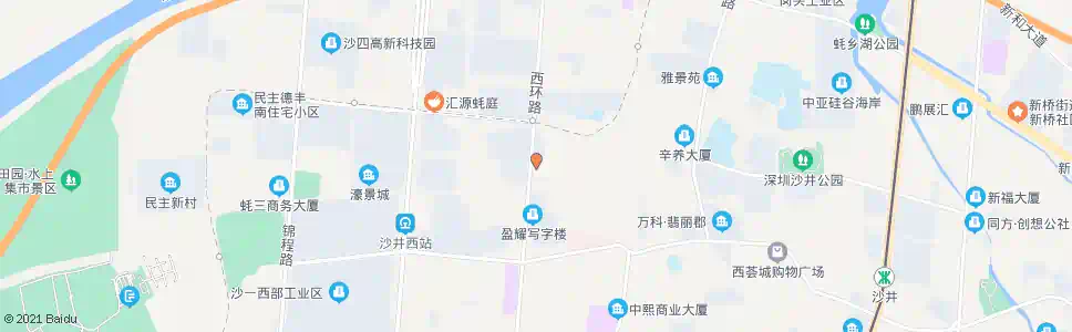 深圳沙一村委_公交站地图_深圳公交_妙搜公交查询2025