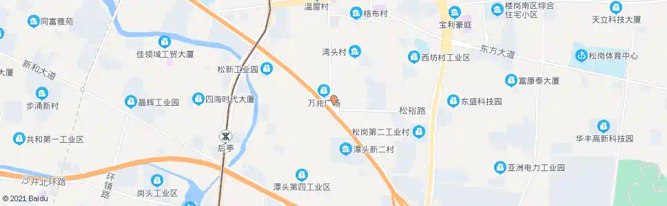 深圳松瑞好润发_公交站地图_深圳公交_妙搜公交查询2025
