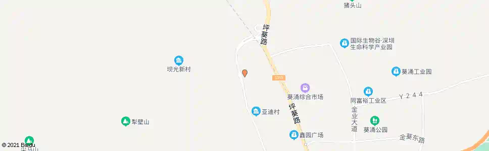 深圳葵丰社区工作站_公交站地图_深圳公交_妙搜公交查询2025