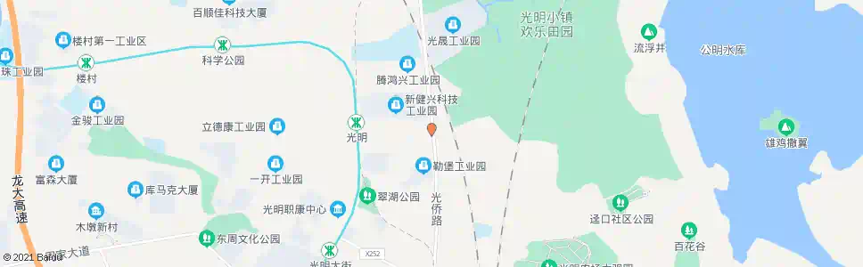 深圳新健兴科技工业园_公交站地图_深圳公交_妙搜公交查询2025