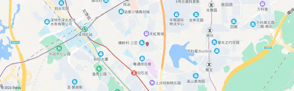 深圳横岭2_公交站地图_深圳公交_妙搜公交查询2025