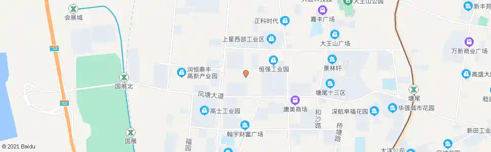深圳翻身实验西校区_公交站地图_深圳公交_妙搜公交查询2025