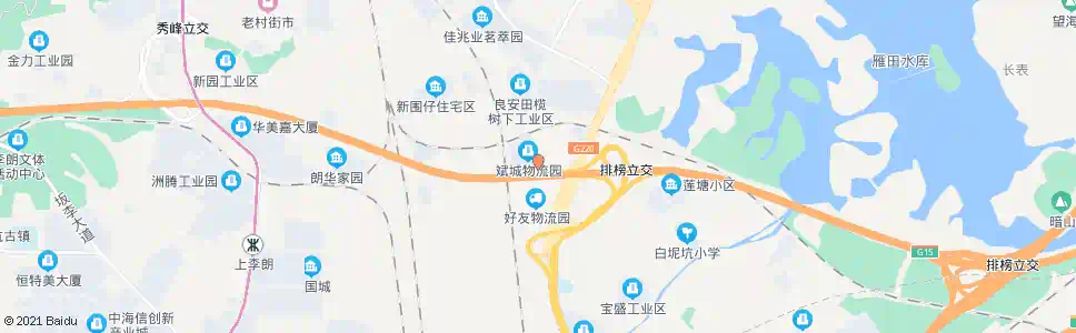 深圳388工业区_公交站地图_深圳公交_妙搜公交查询2025