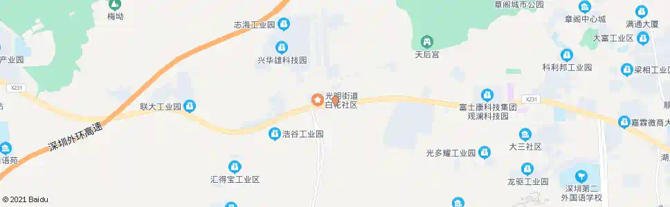 深圳白石洞路口_公交站地图_深圳公交_妙搜公交查询2025
