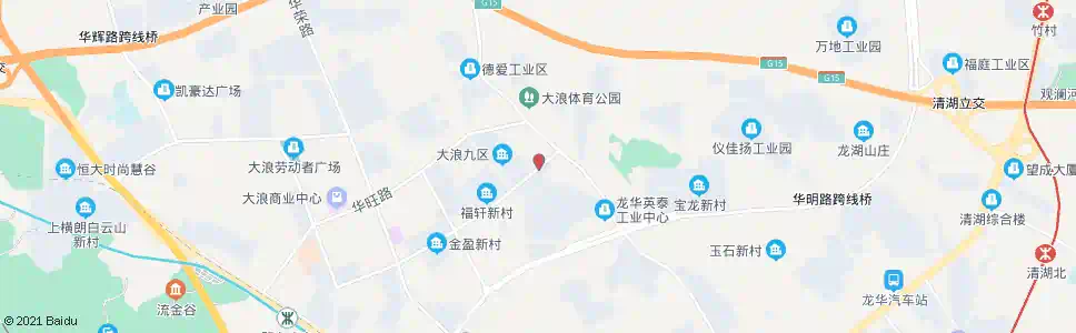深圳华悦路口_公交站地图_深圳公交_妙搜公交查询2025