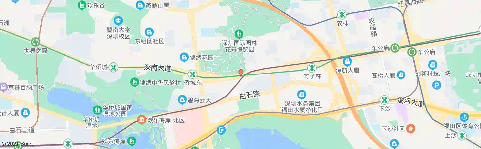深圳园博园2_公交站地图_深圳公交_妙搜公交查询2025