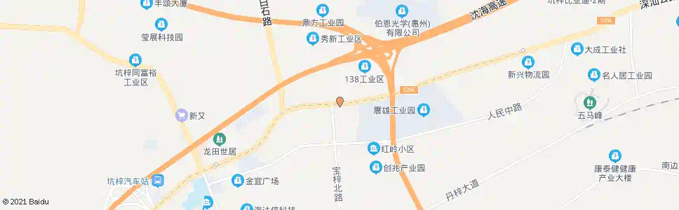 深圳新乔围村工业区_公交站地图_深圳公交_妙搜公交查询2025