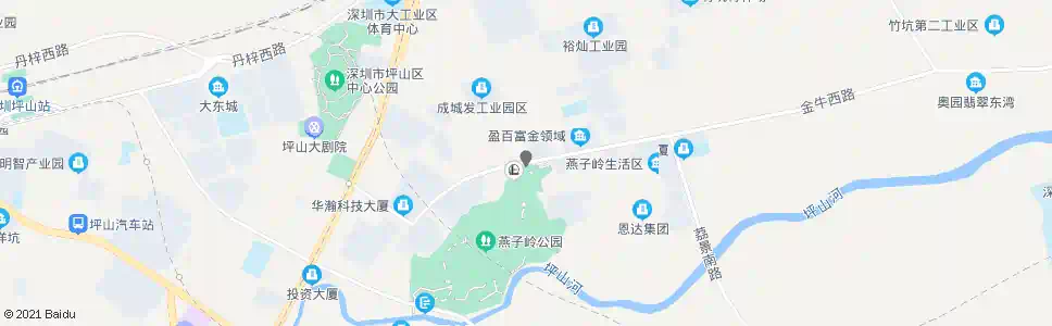 深圳燕子岭公园_公交站地图_深圳公交_妙搜公交查询2025