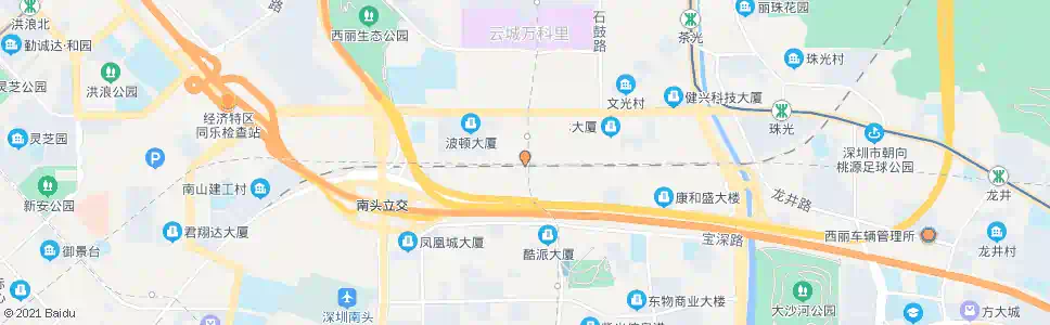 深圳西丽站_公交站地图_深圳公交_妙搜公交查询2025