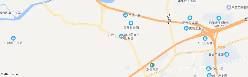深圳龙田警务室_公交站地图_深圳公交_妙搜公交查询2025