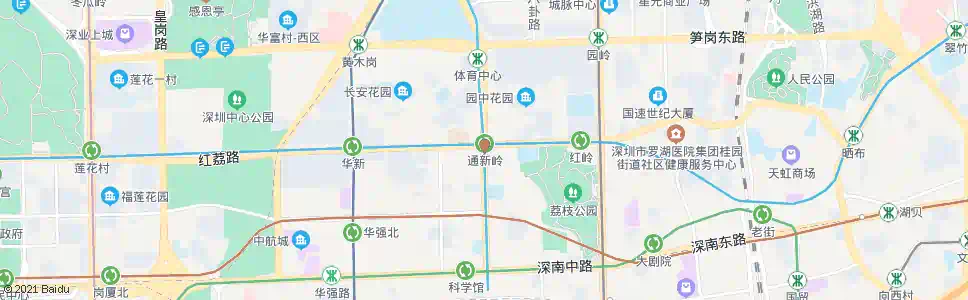 深圳通新岭站_公交站地图_深圳公交_妙搜公交查询2025