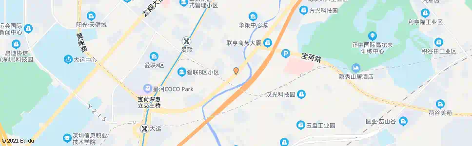 深圳宝荷农贸市场_公交站地图_深圳公交_妙搜公交查询2025