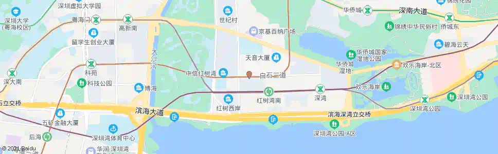 深圳红树湾站_公交站地图_深圳公交_妙搜公交查询2025