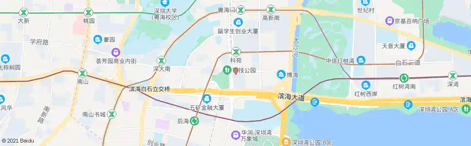 深圳科苑南公交总站_公交站地图_深圳公交_妙搜公交查询2025