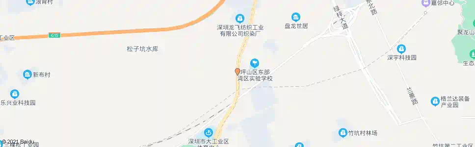 深圳松子坑_公交站地图_深圳公交_妙搜公交查询2025