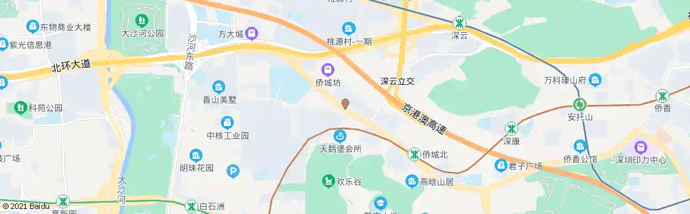 深圳天鹅堡_公交站地图_深圳公交_妙搜公交查询2025