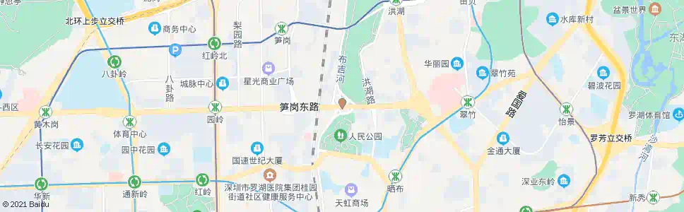 深圳笋岗桥_公交站地图_深圳公交_妙搜公交查询2025