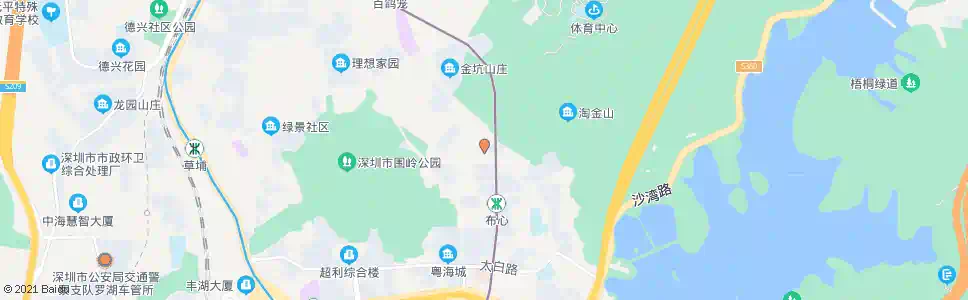 深圳布心山庄_公交站地图_深圳公交_妙搜公交查询2025
