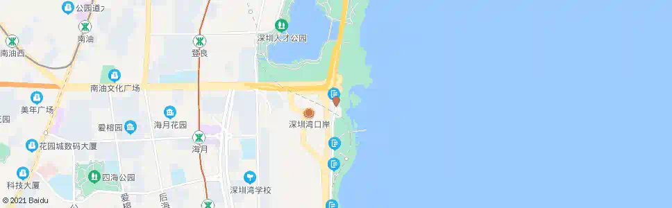 深圳望海东滨路口_公交站地图_深圳公交_妙搜公交查询2025