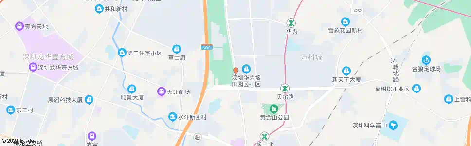 深圳华为软件中心_公交站地图_深圳公交_妙搜公交查询2025