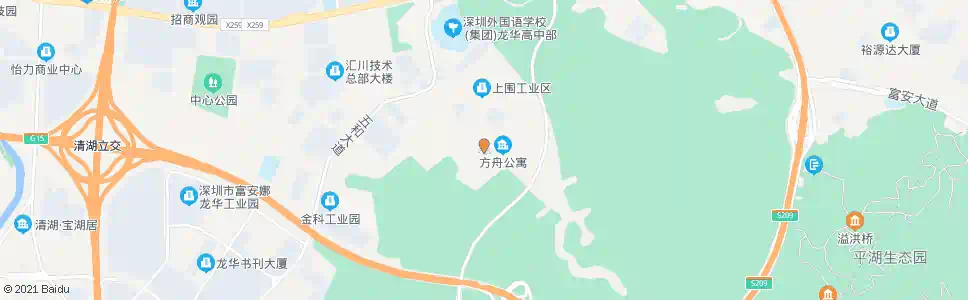 深圳樟坑径公园_公交站地图_深圳公交_妙搜公交查询2025
