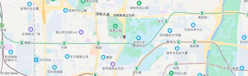 深圳深圳大学_公交站地图_深圳公交_妙搜公交查询2025