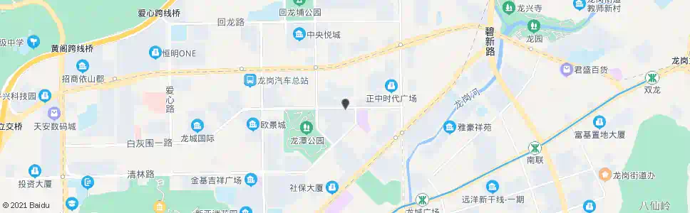 深圳天健花园_公交站地图_深圳公交_妙搜公交查询2025