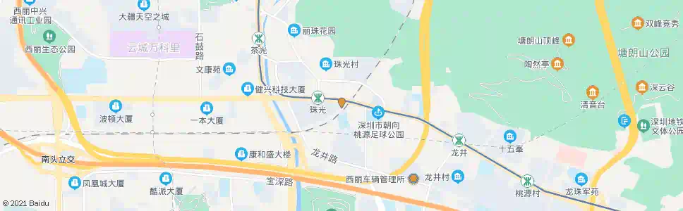 深圳龙辉花园2_公交站地图_深圳公交_妙搜公交查询2025