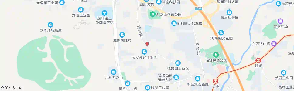 深圳福安雅园总站_公交站地图_深圳公交_妙搜公交查询2025