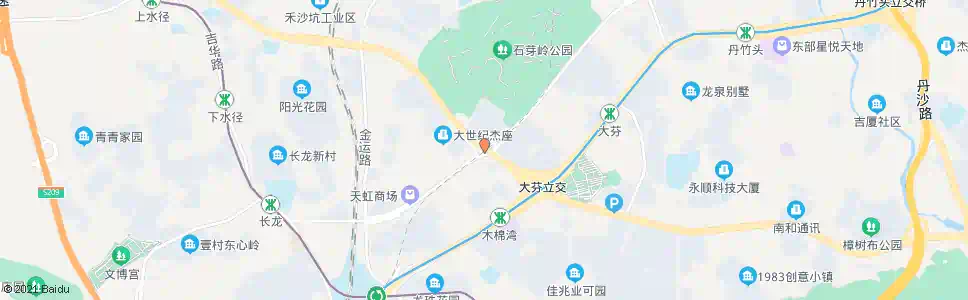 深圳布龙立交_公交站地图_深圳公交_妙搜公交查询2025