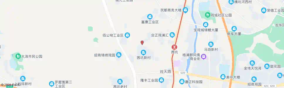 深圳茜坑新村公交总站_公交站地图_深圳公交_妙搜公交查询2025