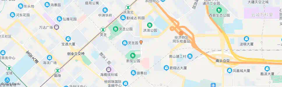深圳宝安党校_公交站地图_深圳公交_妙搜公交查询2025
