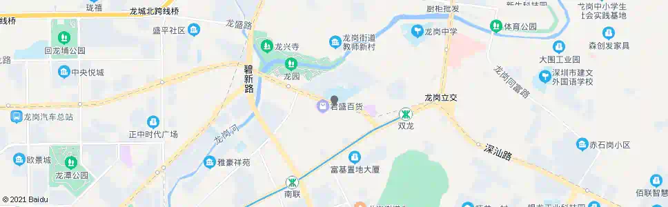 深圳平冈中学_公交站地图_深圳公交_妙搜公交查询2025